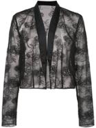 Fleur Du Mal Lace Jacket - Black