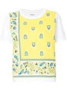 Coohem Provence Print T-shirt - Yellow & Orange