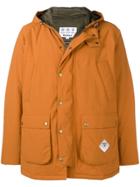 Barbour Midi Hooded Jacket - Orange