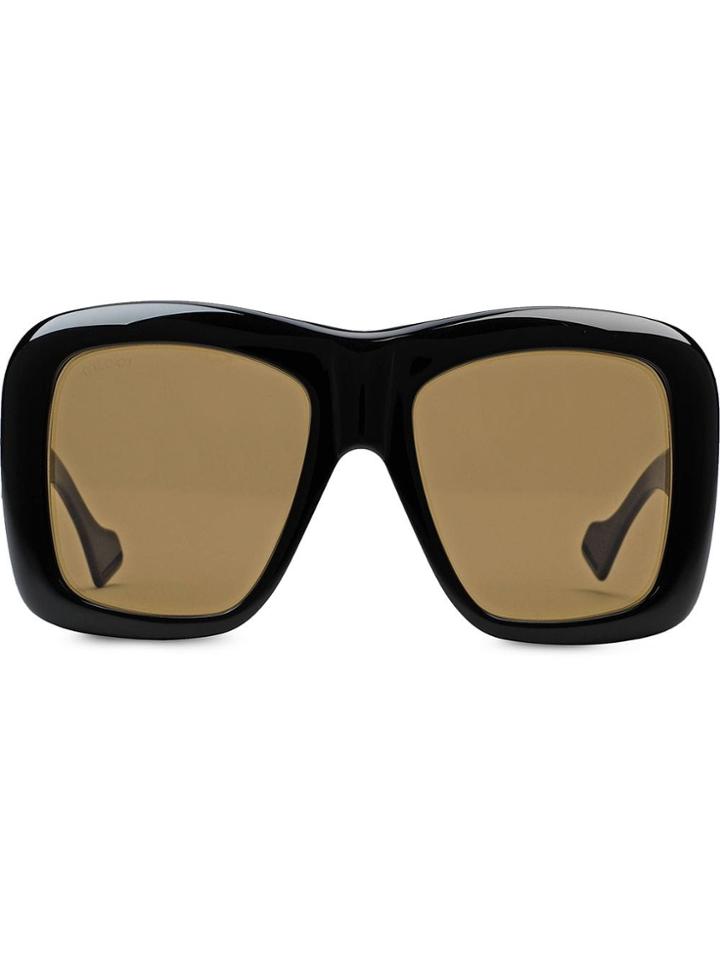 Gucci Eyewear Oversize Square-frame Sunglasses - Black