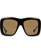 Gucci Eyewear Oversize Square-frame Sunglasses - Black