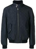 Joseph Maurice Quilted Bomber Jacket - Blue