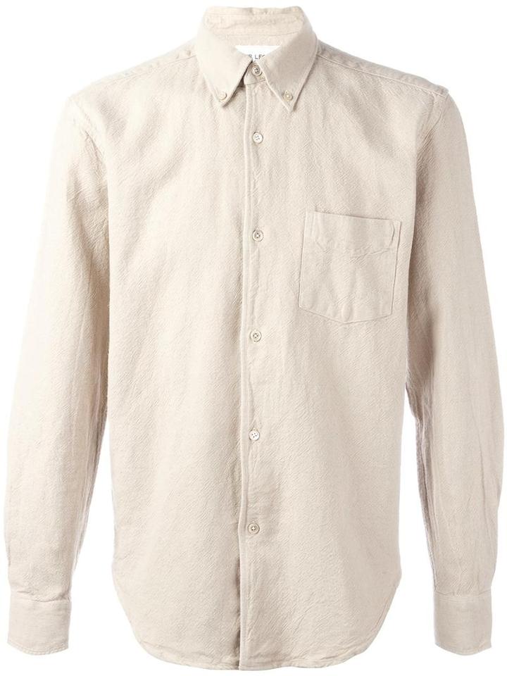 Our Legacy Chest Pocket Shirt, Men's, Size: Small, Nude/neutrals, Linen/flax/cotton