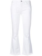Current/elliott Slim-fit Cropped Trousers - White