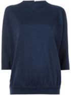 Sybilla Fine Knit Sweater, Women's, Size: 36, Blue, Virgin Wool