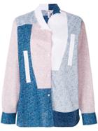 Loewe Asymmetric Patchwork Shirt - Multicolour