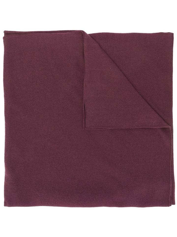 Fabiana Filippi Plain Scarf - Purple