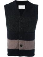 Our Legacy Colour Block Waistcoat, Men's, Size: 48, Black, Polyamide/spandex/elastane/wool/alpaca