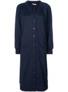 Tibi Marsha V-neck Cardigan Dress - Blue