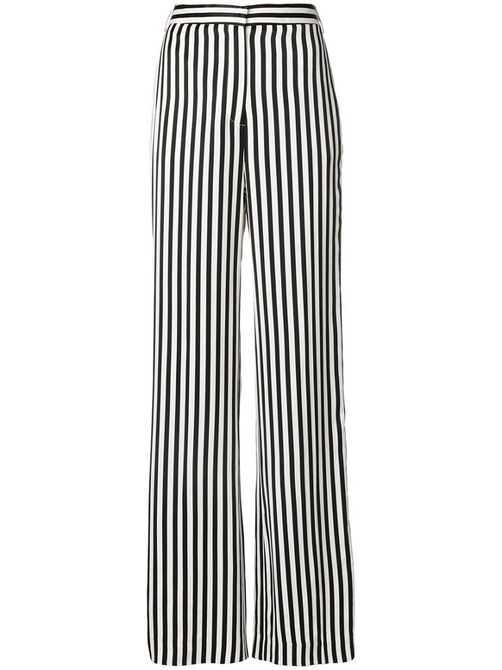 Victoria Victoria Beckham - Relax Tux Trousers - Women - Polyester/viscose - 12, Black, Polyester/viscose