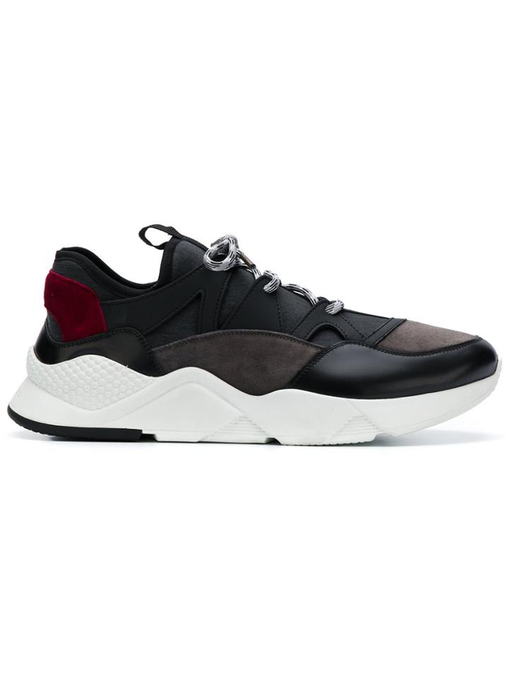 Kiton Panelled Lace-up Sneakers - Multicolour