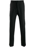 Caruso Straight Leg Tailored Trousers - Black