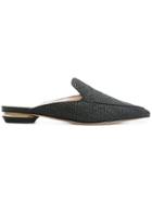 Nicholas Kirkwood Beya Woven Mules - Black