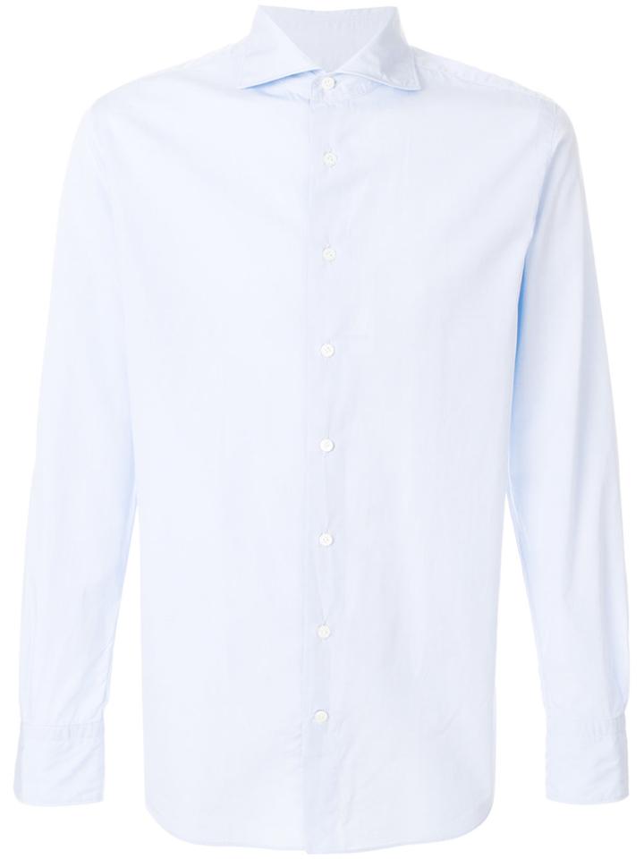 Salle Privée Slim Button Shirt - Blue