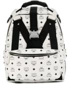 Mcm Jemison Medium Backpack - White