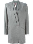 Issey Miyake Vintage Draped Blazer - Grey