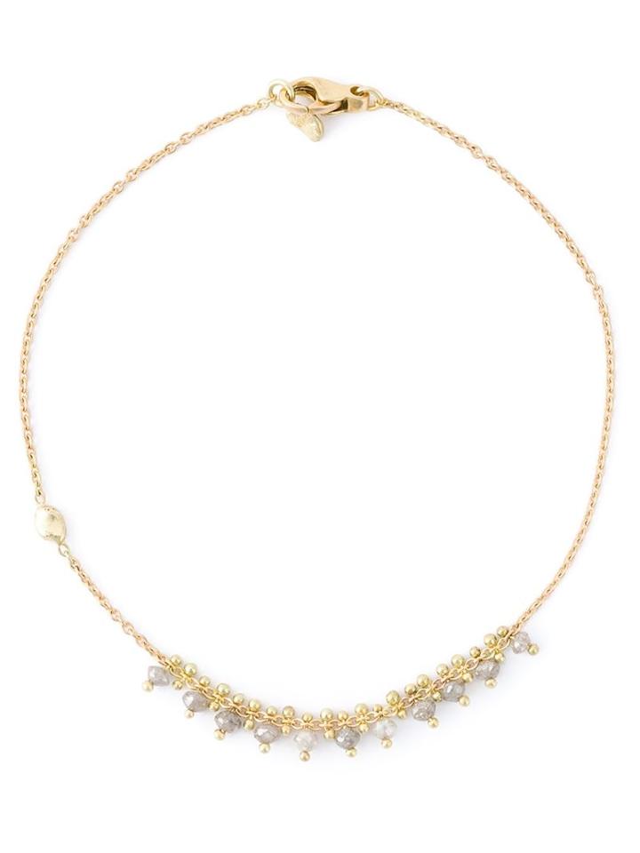 Natasha Collis Grey Diamond Bracelet, Women's, Metallic