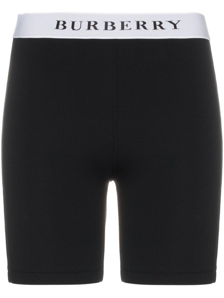 Burberry Barito Logo Band Shorts - Black
