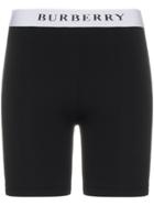 Burberry Barito Logo Band Shorts - Black