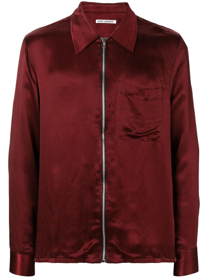 Our Legacy Zipped Shirt - Red
