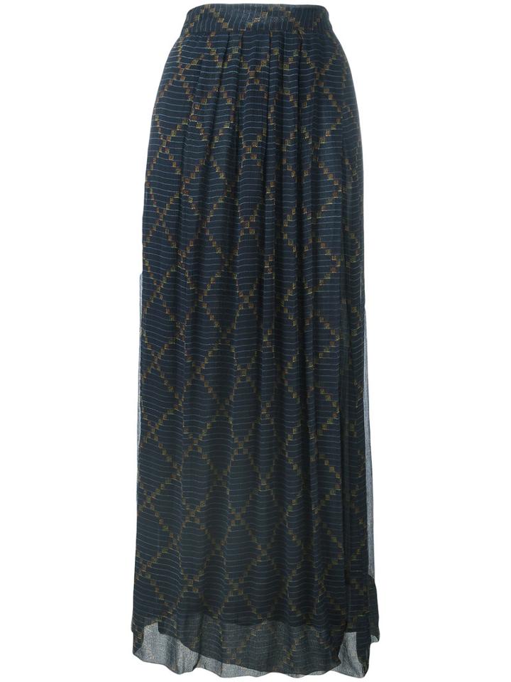 Isabel Marant Étoile - Belina Skirt - Women - Silk/viscose - 40, Blue, Silk/viscose