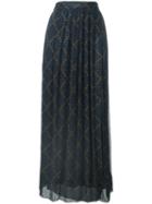 Isabel Marant Étoile - Belina Skirt - Women - Silk/viscose - 40, Blue, Silk/viscose