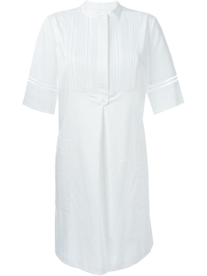 Vince Open Embroidery Half Sleeve Dress