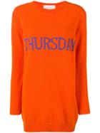 Alberta Ferretti Thursday Sweater Dress - Orange