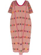 Pippa Holt Embroidered Kaftan Dress - Pink