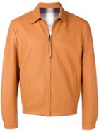 Loewe Casual Leather Jacket - Brown