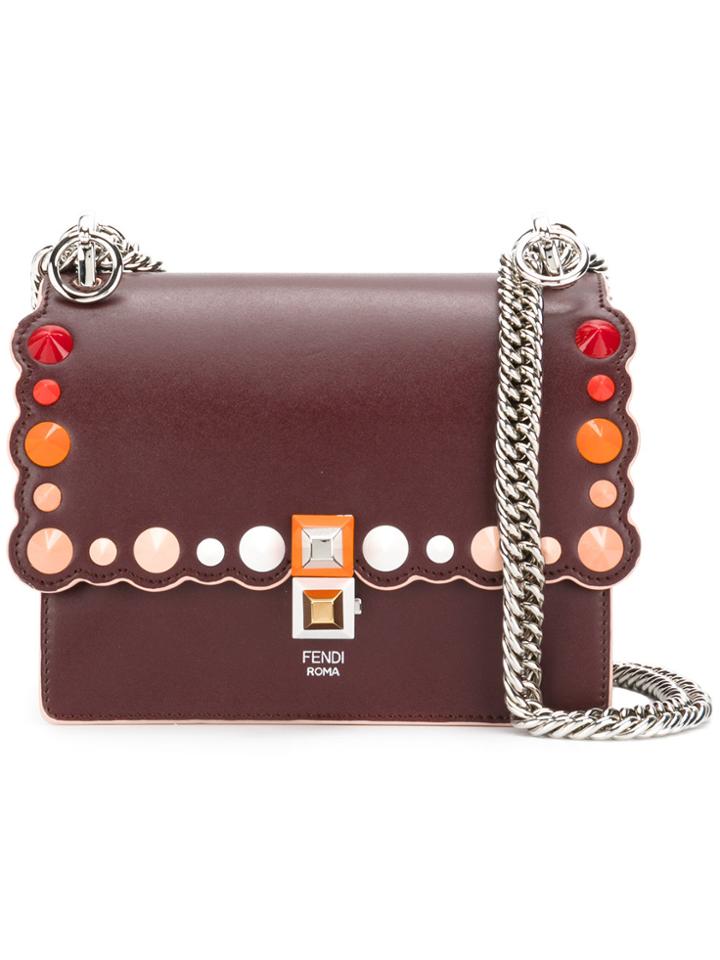 Fendi Kan I Shoulder Bag - Pink & Purple