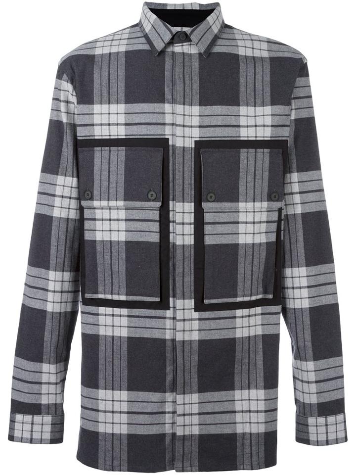 Helmut Lang Patch Pocket Plaid Shirt