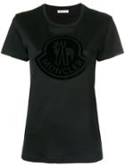 Moncler Embroidered Logo T-shirt - Black