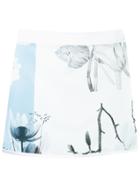 Gloria Coelho Print Skirt - White