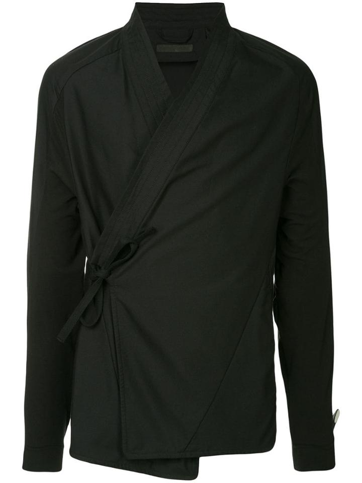 Abasi Rosborough Arc Kimono Shirt - Black