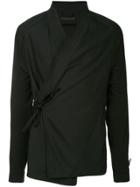 Abasi Rosborough Arc Kimono Shirt - Black