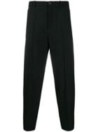 Balenciaga Cropped Tailored Trousers - Black