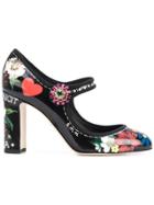 Dolce & Gabbana Embellished Vally Pumps - Black