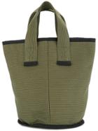 Cabas Small Laundry Tote - Green