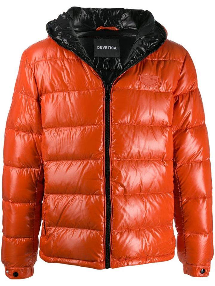 Duvetica Hooded Padded Jacket - Orange