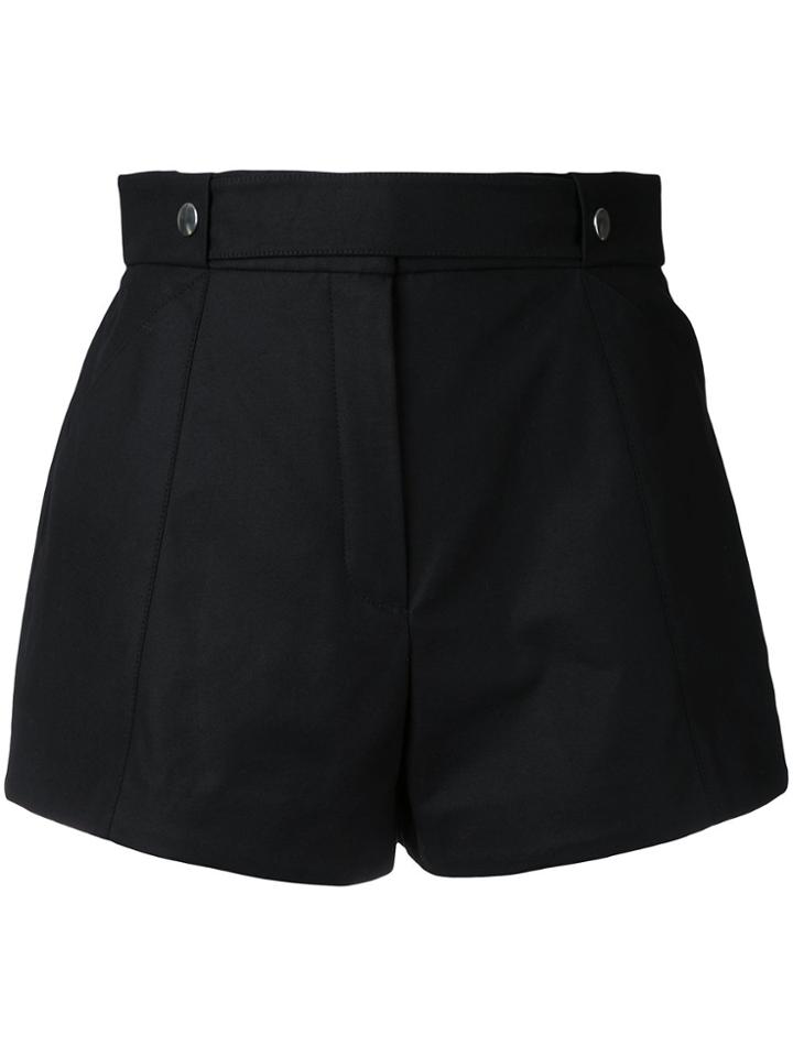 Courrèges Press Stud Shorts - Black