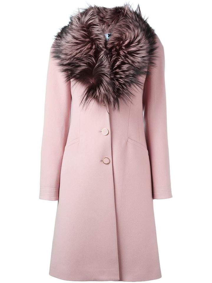 Blumarine Fur-collar Coat