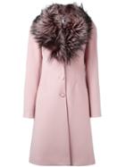 Blumarine Fur-collar Coat