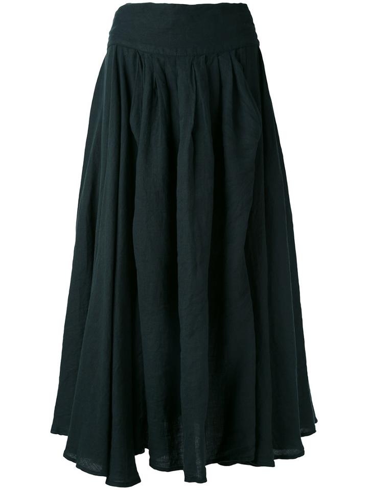 Black Crane - Wrap Skirt - Women - Linen/flax - S, Linen/flax