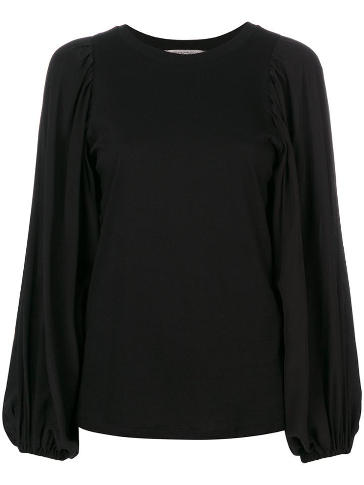 Sportmax Bell Sleeve Blouse - Black