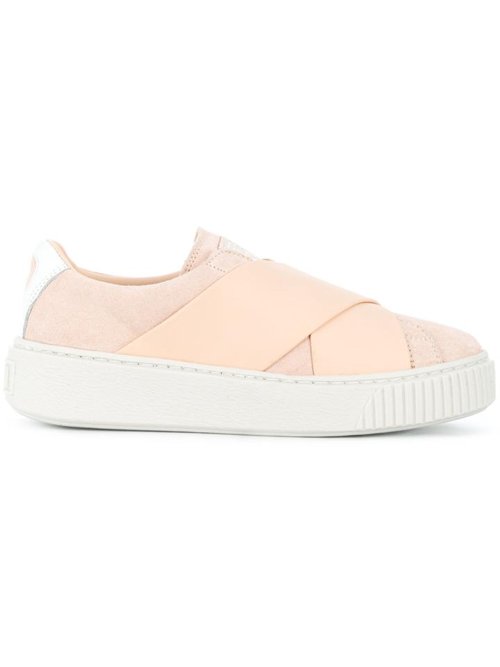 Puma Platform X Wn's Sneakers - Pink & Purple