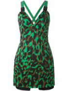 Versace 'camoupard' Mini Dress