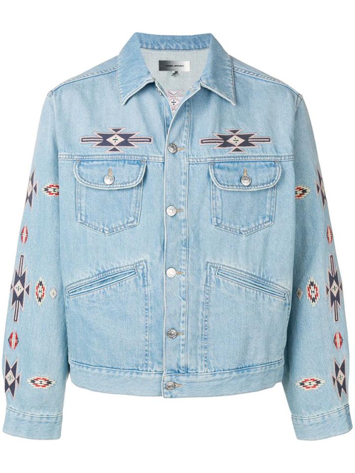 Isabel Marant Jango Denim Jacket - Blue