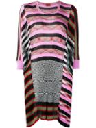 Missoni Oversized Stripe Crochet-knit Tunic