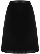 Chanel Vintage A-line Skirt - Black